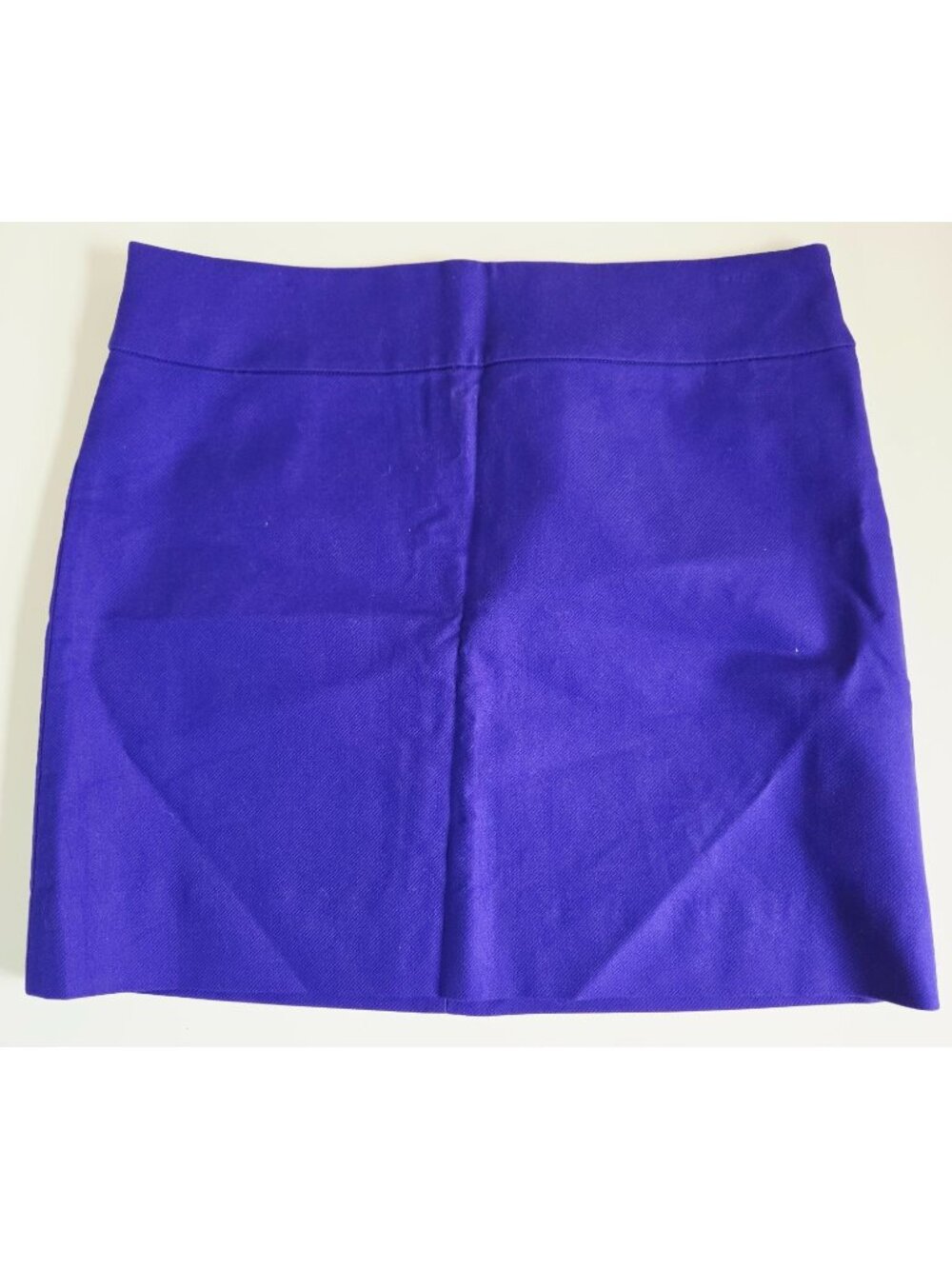 J. Crew Factory Women's Mini Skirt 100% Cotton Indigo Purple Size 6 NWT